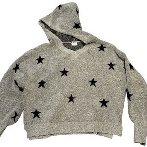 Pink Lily Star Hoodie / Small